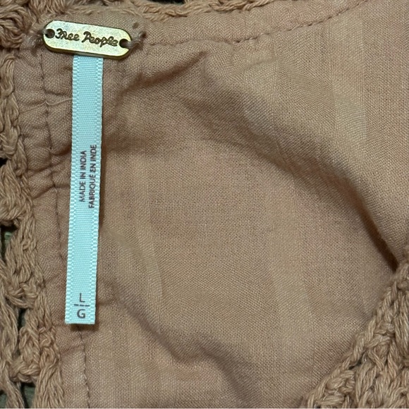 Free People Megan crochet top size large - Picture 15 of 15